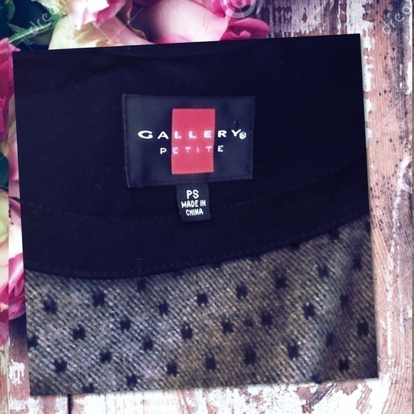 GALLERY CLASSIC BLACK LINED TRENCH JACKET COAT SP - Picture 7 of 7